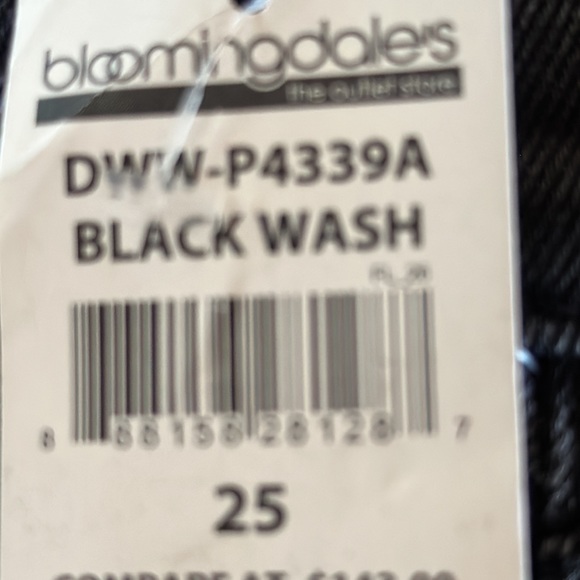 Black Studded Driftwood Jeans, Size 25 NWT - Picture 10 of 10